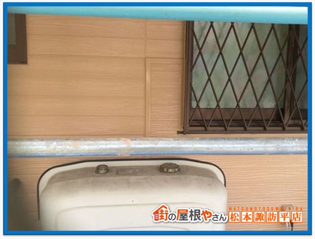 茅野市外壁吹き付け塗装　外壁補修